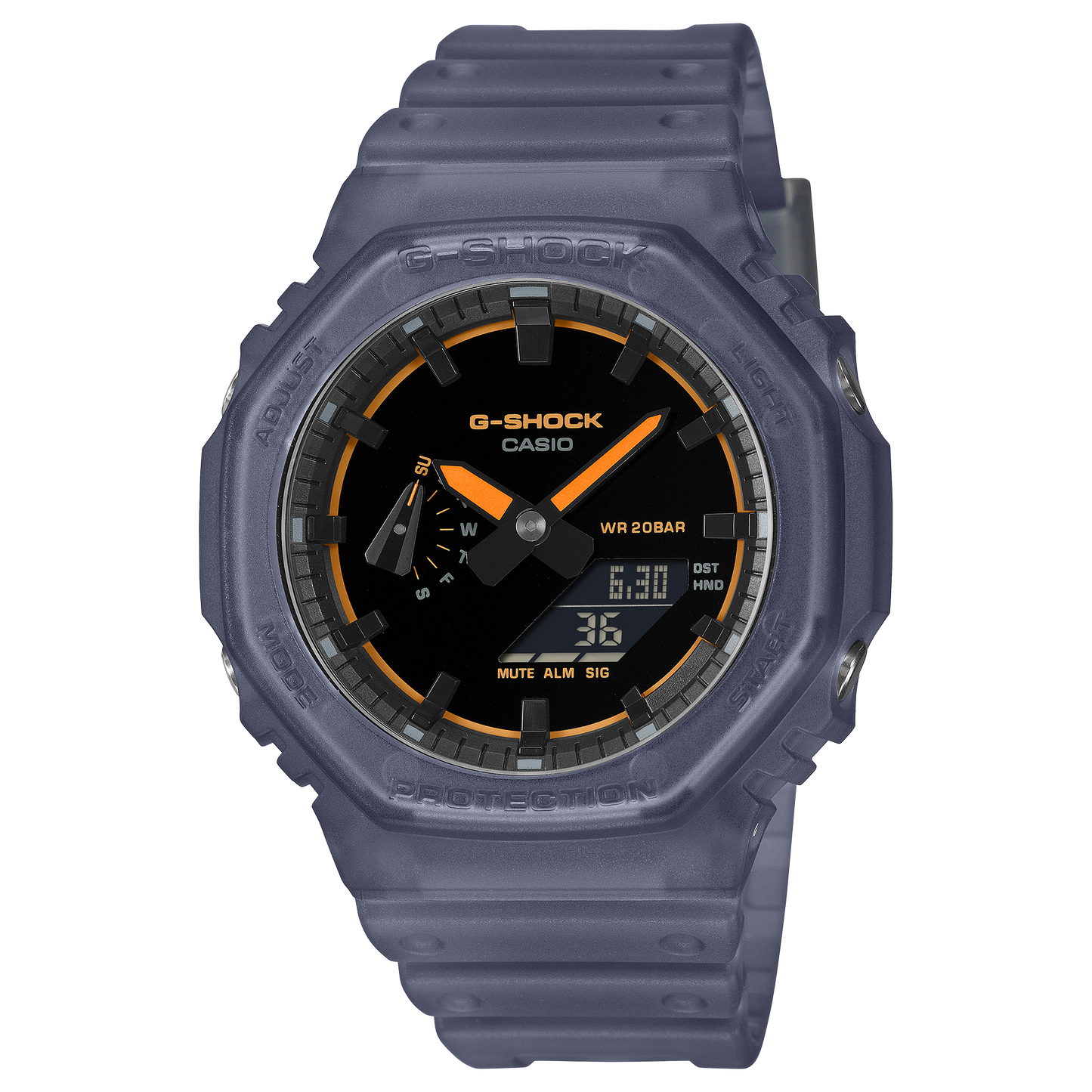 G-SHOCK GA-2100 Series Stainless Steel & Resin Quartz Watch GA-2100K-2AER