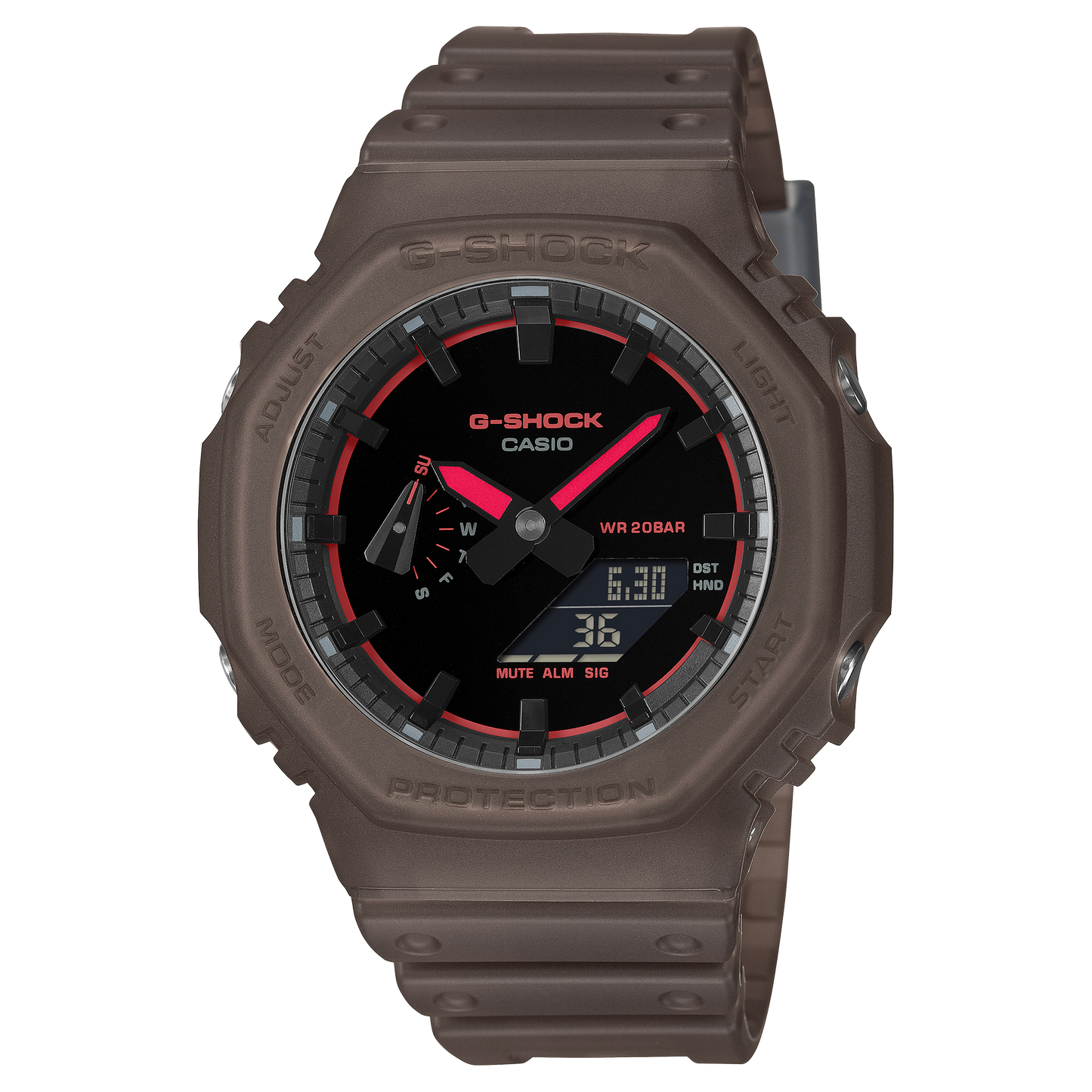 G-SHOCK GA-2100 Series Stainless Steel & Resin Quartz Watch GA-2100K-5AER
