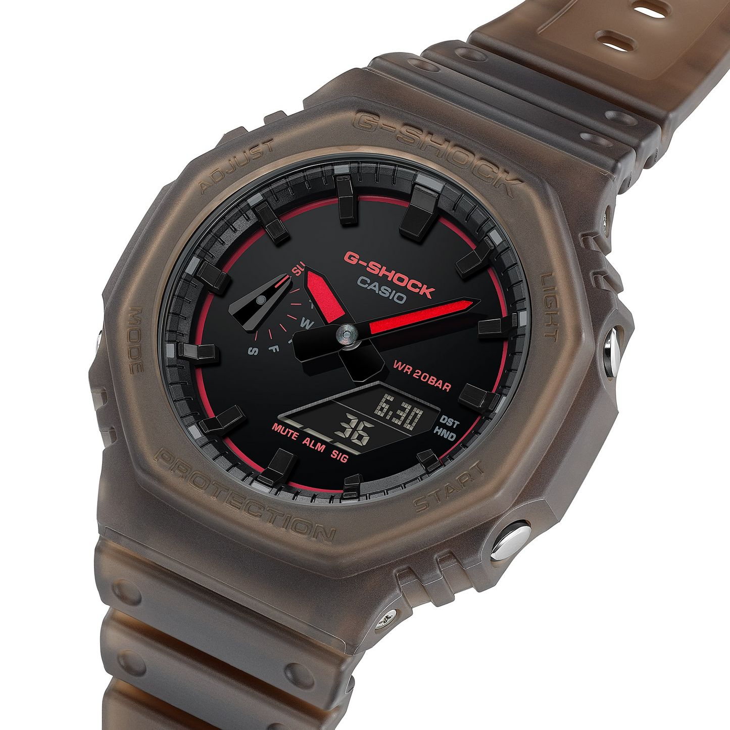 G-SHOCK GA-2100 Series Stainless Steel & Resin Quartz Watch GA-2100K-5AER