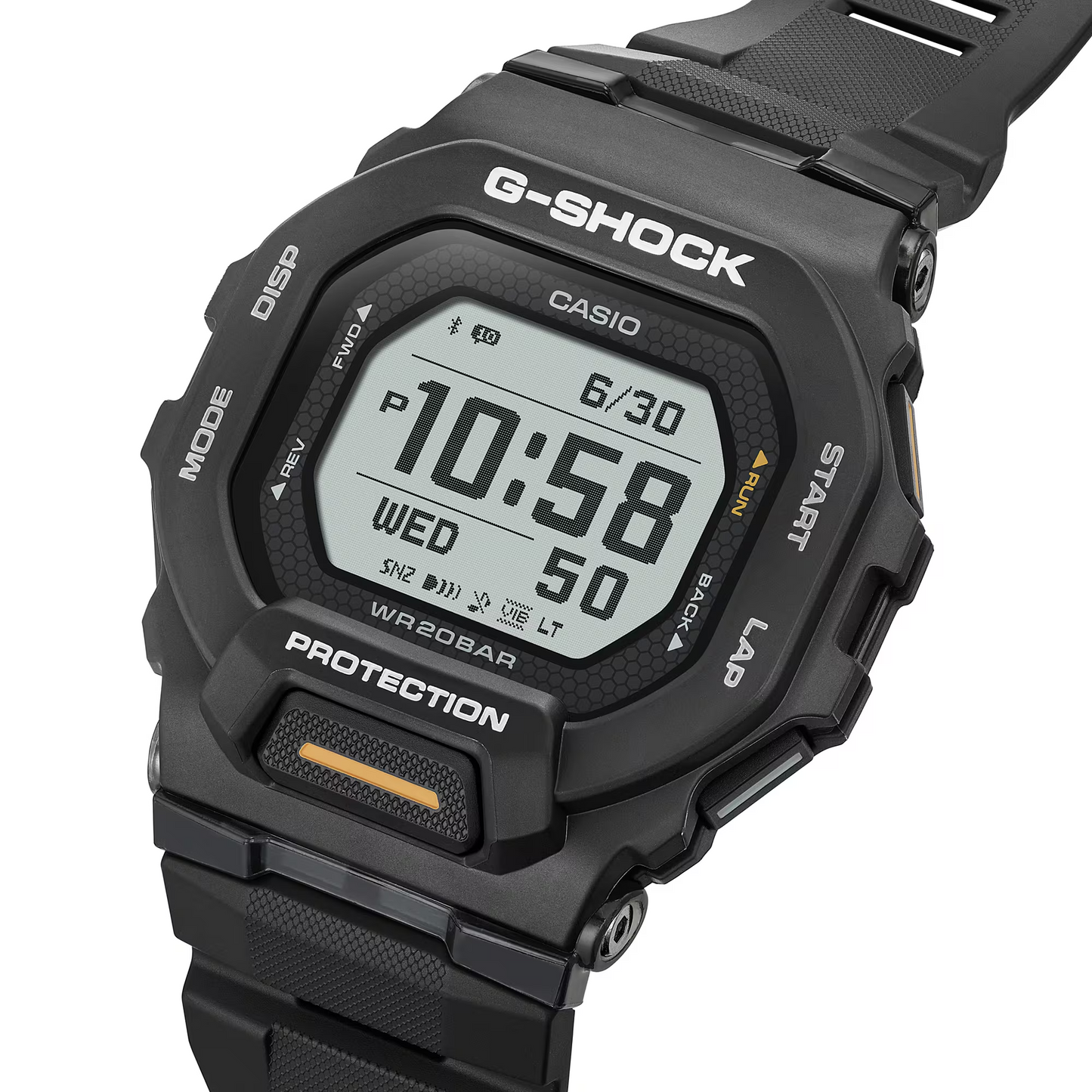 G-SHOCK G-SQUAD Collection Bluetooth® Black Resin Watch GBD-200-1A1ER
