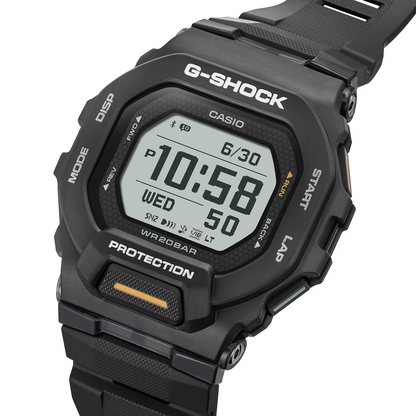 G-SHOCK G-SQUAD Collection Bluetooth® Black Resin Watch GBD-200-1A1ER