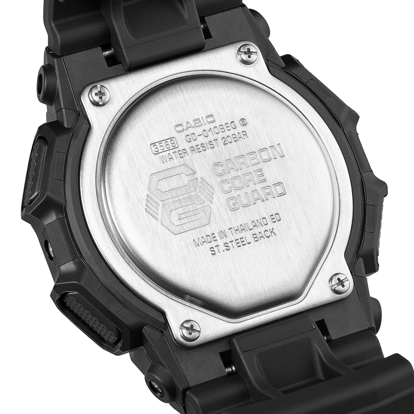 G-SHOCK Black & Electro Green Series Resin Watch GD-010BEG-1ER