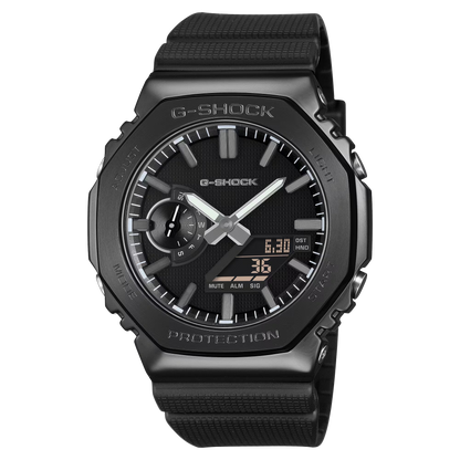 G-SHOCK G-STEEL Collection Luxe Black 2100 Series Stainless Steel & Resin Quartz Watch GM-2100LXB-1AER