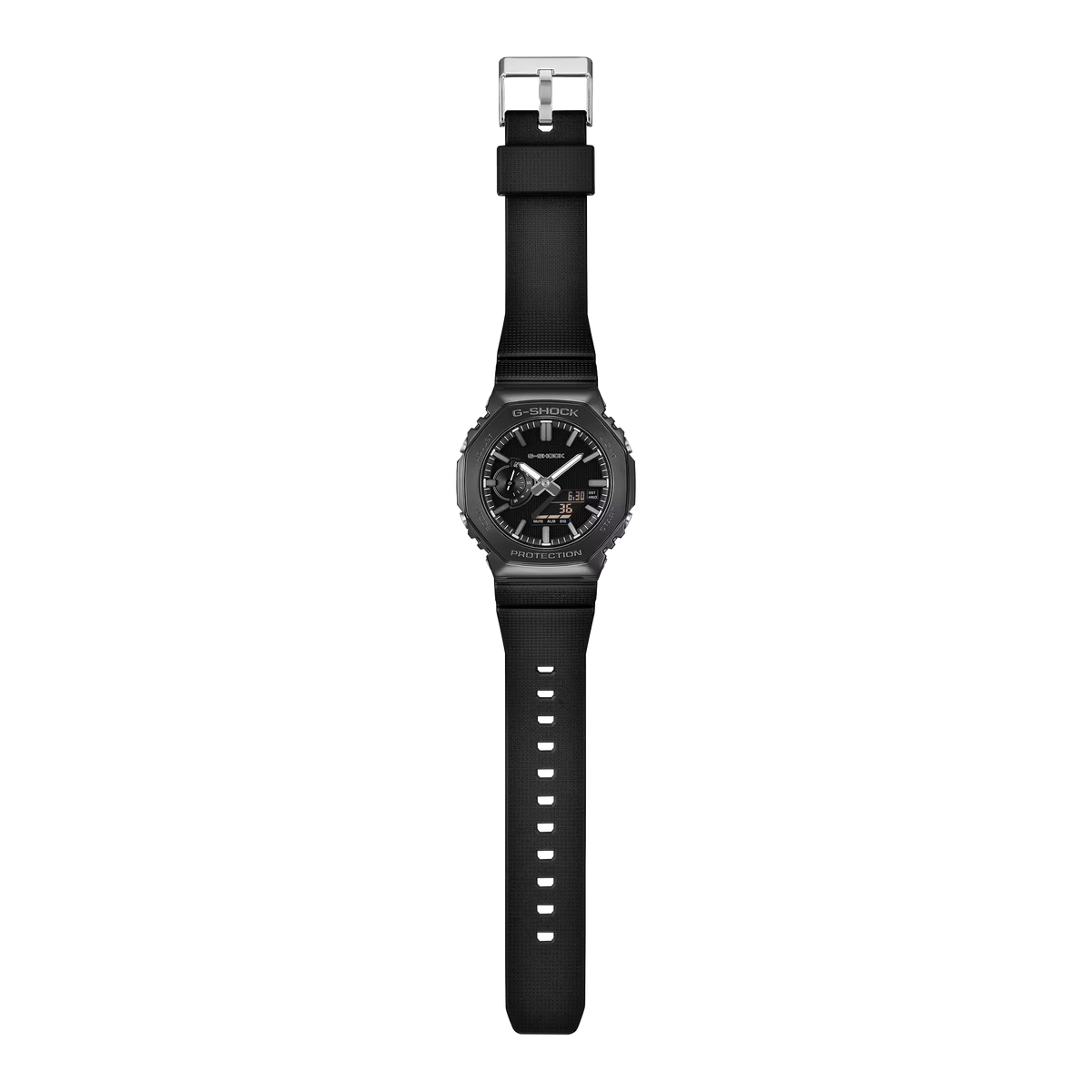G-SHOCK G-STEEL Collection Luxe Black 2100 Series Stainless Steel & Resin Quartz Watch GM-2100LXB-1AER
