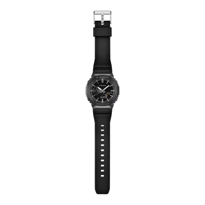 G-SHOCK G-STEEL Collection Luxe Black 2100 Series Stainless Steel & Resin Quartz Watch GM-2100LXB-1AER