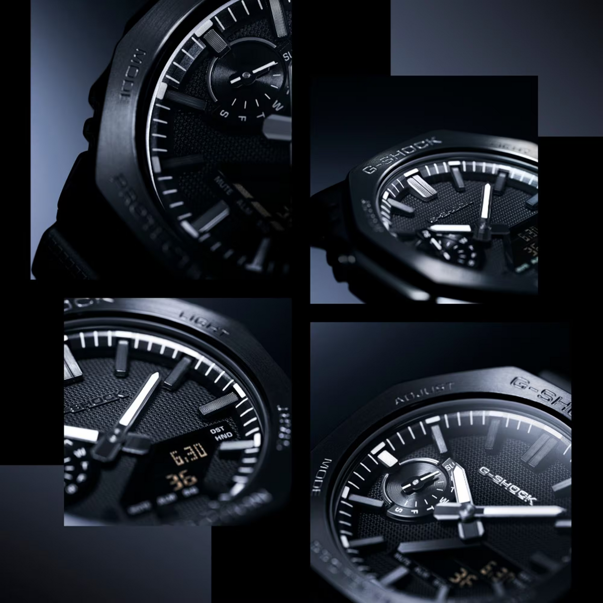G-SHOCK G-STEEL Collection Luxe Black 2100 Series Stainless Steel & Resin Quartz Watch GM-2100LXB-1AER