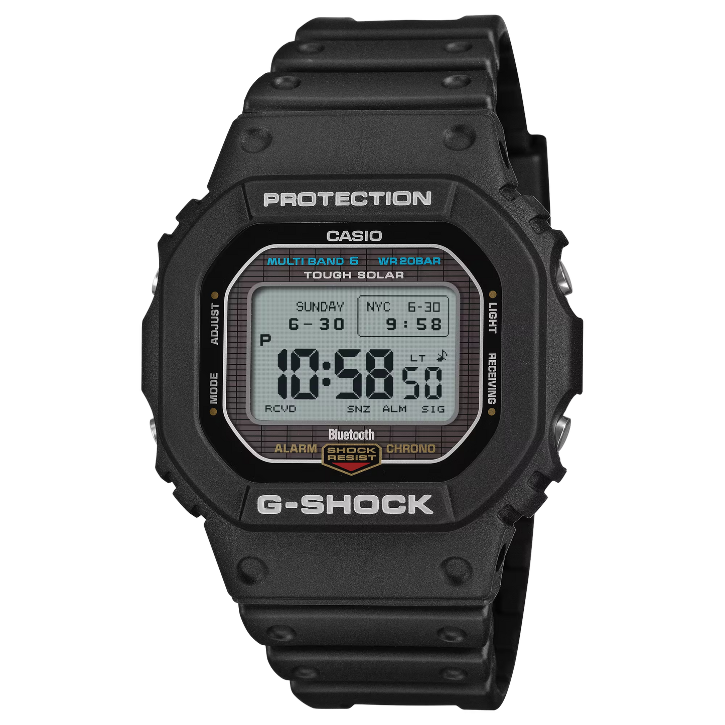 G-SHOCK 5600 Collection Tough Solar MIP LCD Positive Display Resin Watch GW-BX5600-1ER