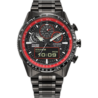 Citizen Eco-Drive Red Arrows Promaster Skyhawk Limited Edition Chronograph Watch JV2007-52E