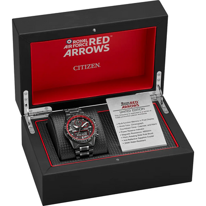 Citizen Eco-Drive Red Arrows Promaster Skyhawk Limited Edition Chronograph Watch JV2007-52E
