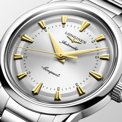 Longines Conquest Heritage Silver Dial Stainless Steel Mens Watch L16494726