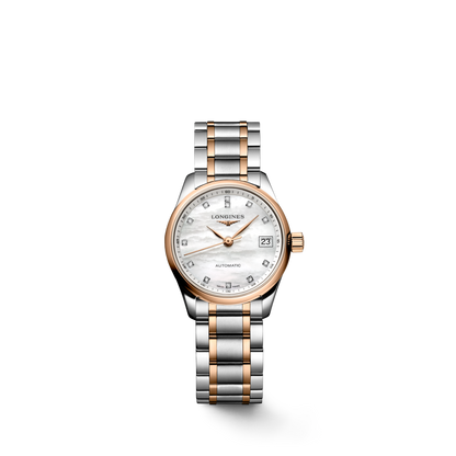 Longines Master Collection Mother of Pearl Diamond Dot Dial Two Tone Womens Watch L21285897