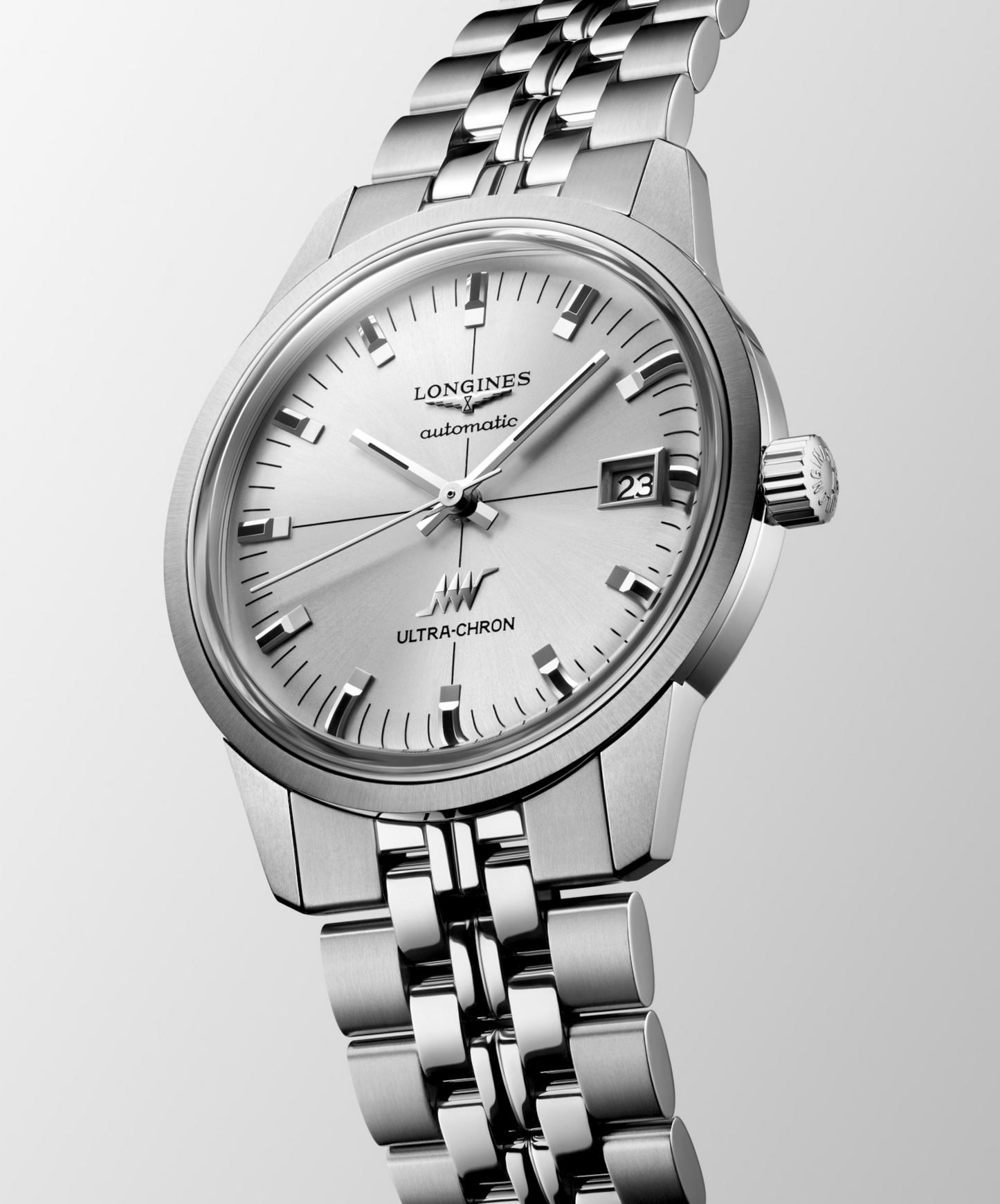Longines Ultra-Chron Classic Silver Dial Stainless Steel Mens Watch L25374726