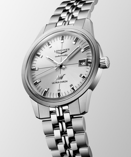 Longines Ultra-Chron Classic Silver Dial Stainless Steel Mens Watch L25374726