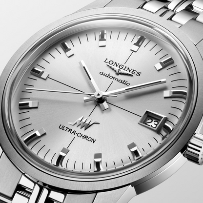 Longines Ultra-Chron Classic Silver Dial Stainless Steel Mens Watch L25374726