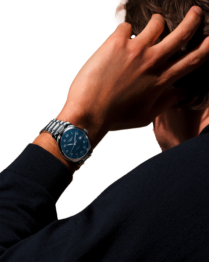 Longines Master Collection Blue Dial Stainless Steel Mens Watch L29494936