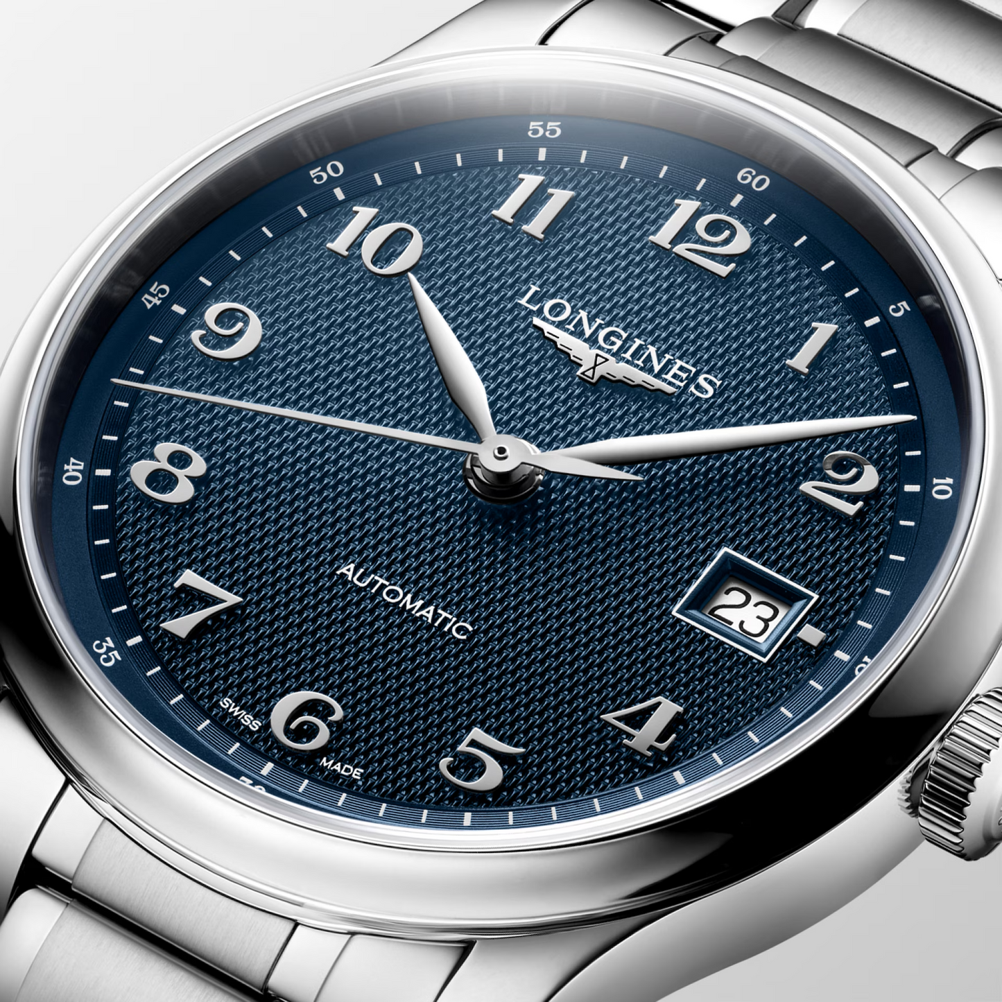 Longines Master Collection Blue Dial Stainless Steel Mens Watch L29494936