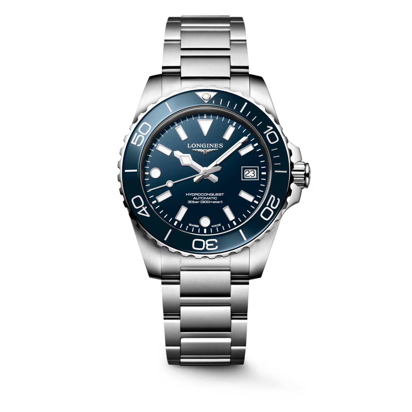 Longines HydroConquest Blue Dial Stainless Steel Mens Watch (39mm) L37794966