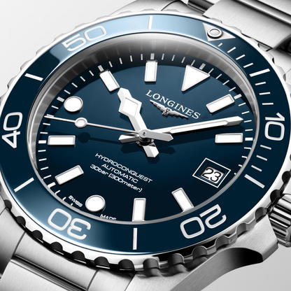 Longines HydroConquest Blue Dial Stainless Steel Mens Watch (39mm) L37794966