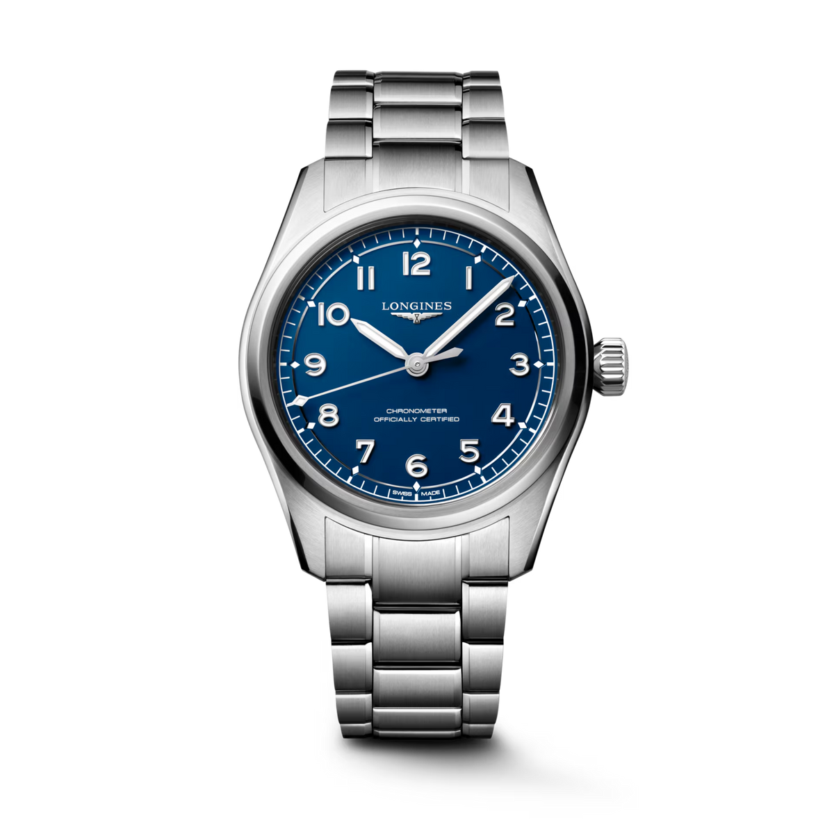 Longines Spirit Pilot Blue Dial Stainless Steel Mens Watch L38094936