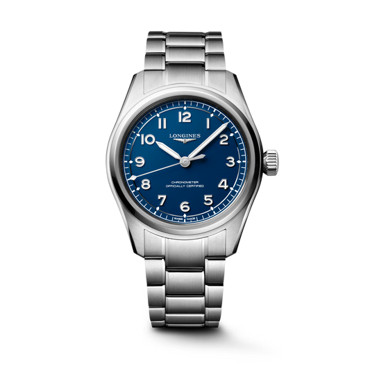 Longines Spirit Pilot Blue Dial Stainless Steel Mens Watch L38094936