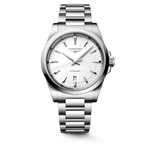 Longines Conquest White Dial Stainless Steel Mens Quartz Watch (41mm) L38604126