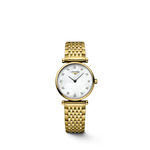 Longines La Grande Classique de Longines Mother of Pearl Diamond Set Dial PVD Gold Plated Womens Quartz Watch L42092878