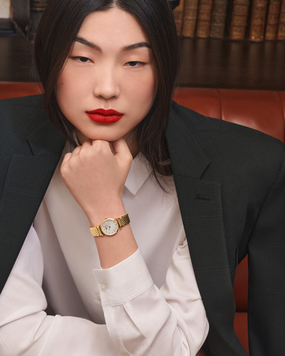 Longines La Grande Classique de Longines Mother of Pearl Diamond Set Dial PVD Gold Plated Womens Quartz Watch L42092878