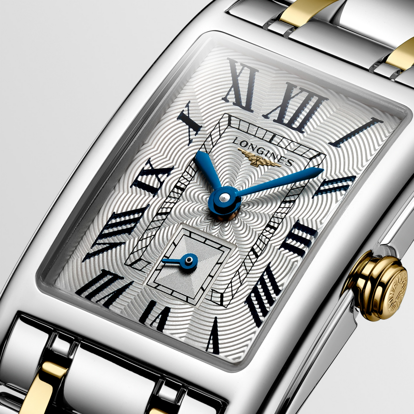 Longines DolceVita Silver Dial Two Tone Womens Quartz Watch L52555707