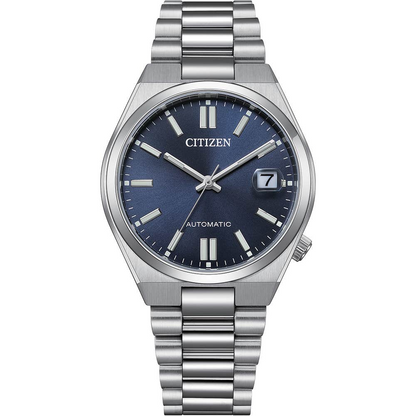 Citizen Tsuyosa 37mm Automatic Blue Dial Stainless Steel Watch NJ0200-50M