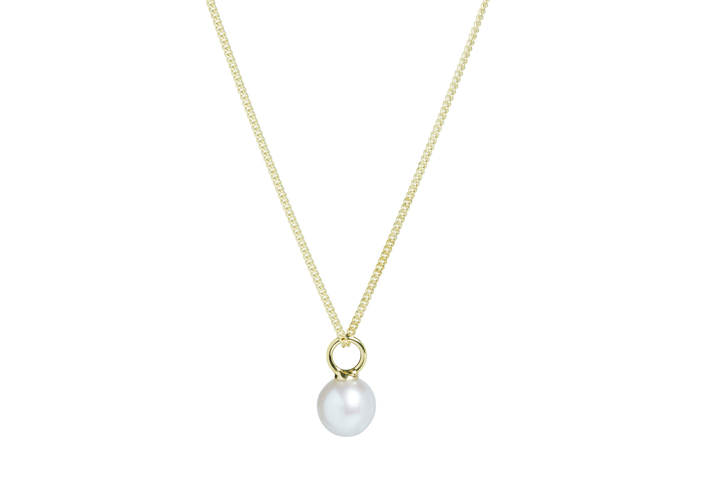 9ct Gold Cultured Freshwater Pearl Pendant Necklace