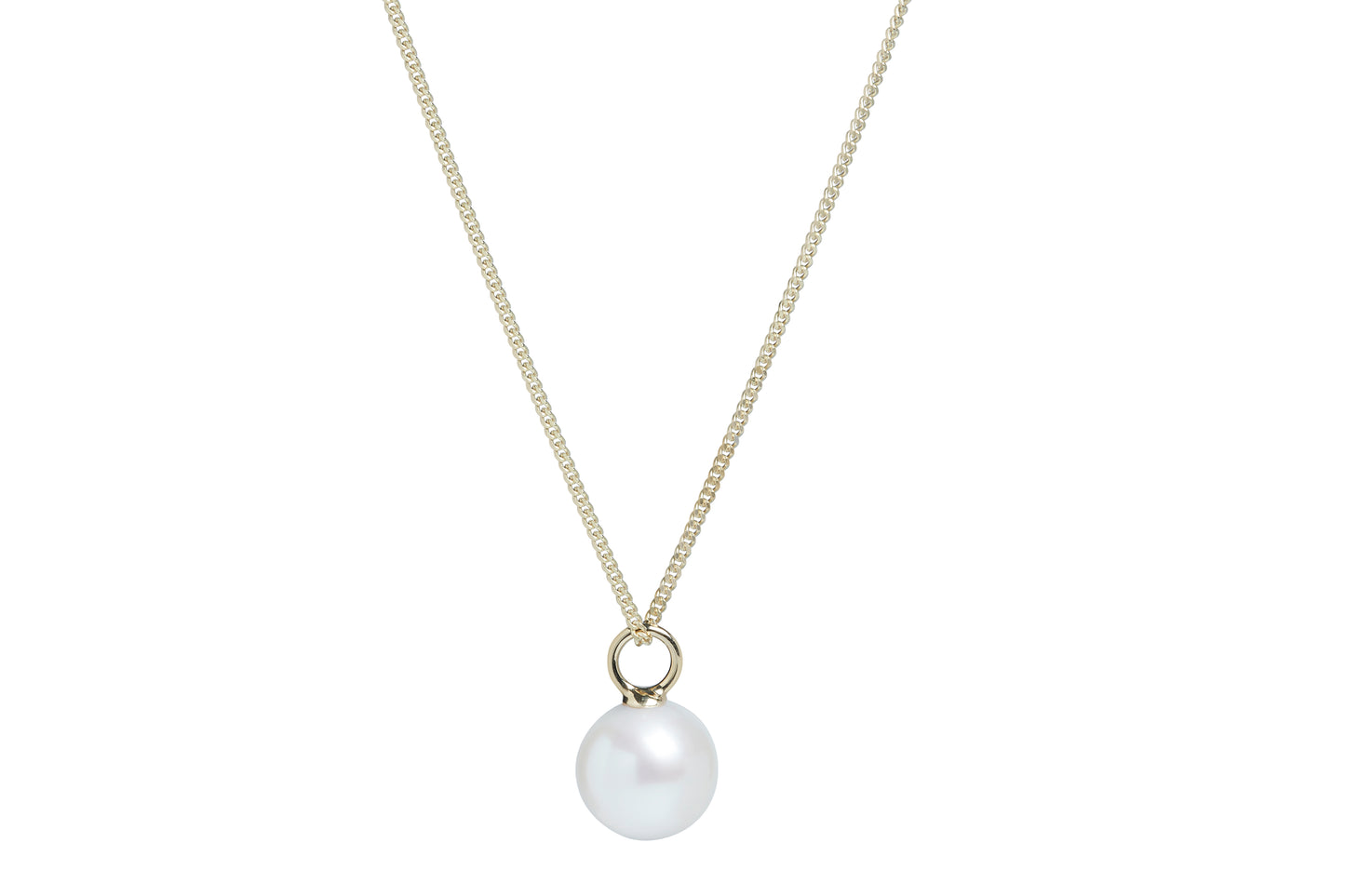 9ct Gold Cultured Freshwater Pearl Pendant Necklace