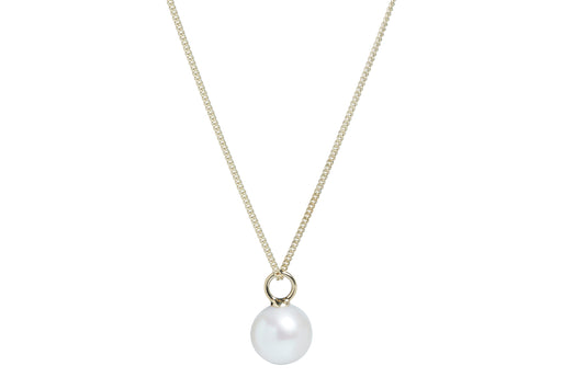 9ct Gold Cultured Freshwater Pearl Pendant Necklace