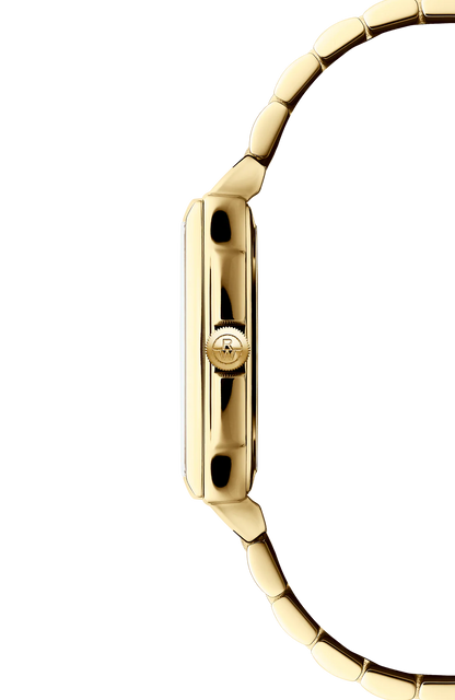 Raymond Weil Toccata Mother of Pearl Diamond Set Dial Rectangular PVD Gold Plated Womens Quartz Watch 5925-P-00995