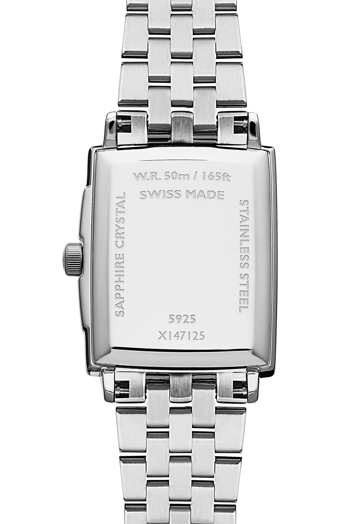 Raymond Weil Toccata White Dial Rectangular Stainless Steel Womens Quartz Watch 5925-ST-00300
