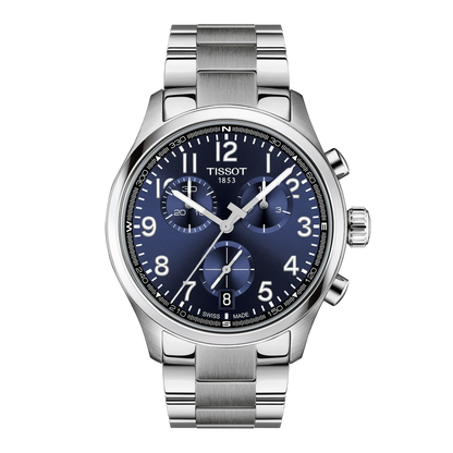 Tissot Chrono L Stainless Steel Blue Dial Mens Quartz Chronograph Watch T1164171104200