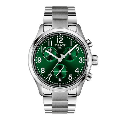 Tissot Chrono L Stainless Steel Green Dial Mens Quartz Chronograph Watch T1164171109200