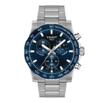 Tissot Supersport Stainless Steel Blue Dial Mens Quartz Chronograph Watch T1254171104100