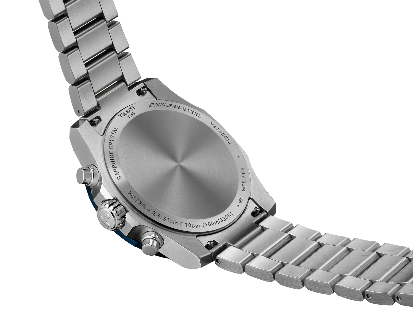 Tissot Supersport Stainless Steel Blue Dial Mens Quartz Chronograph Watch T1254171104100