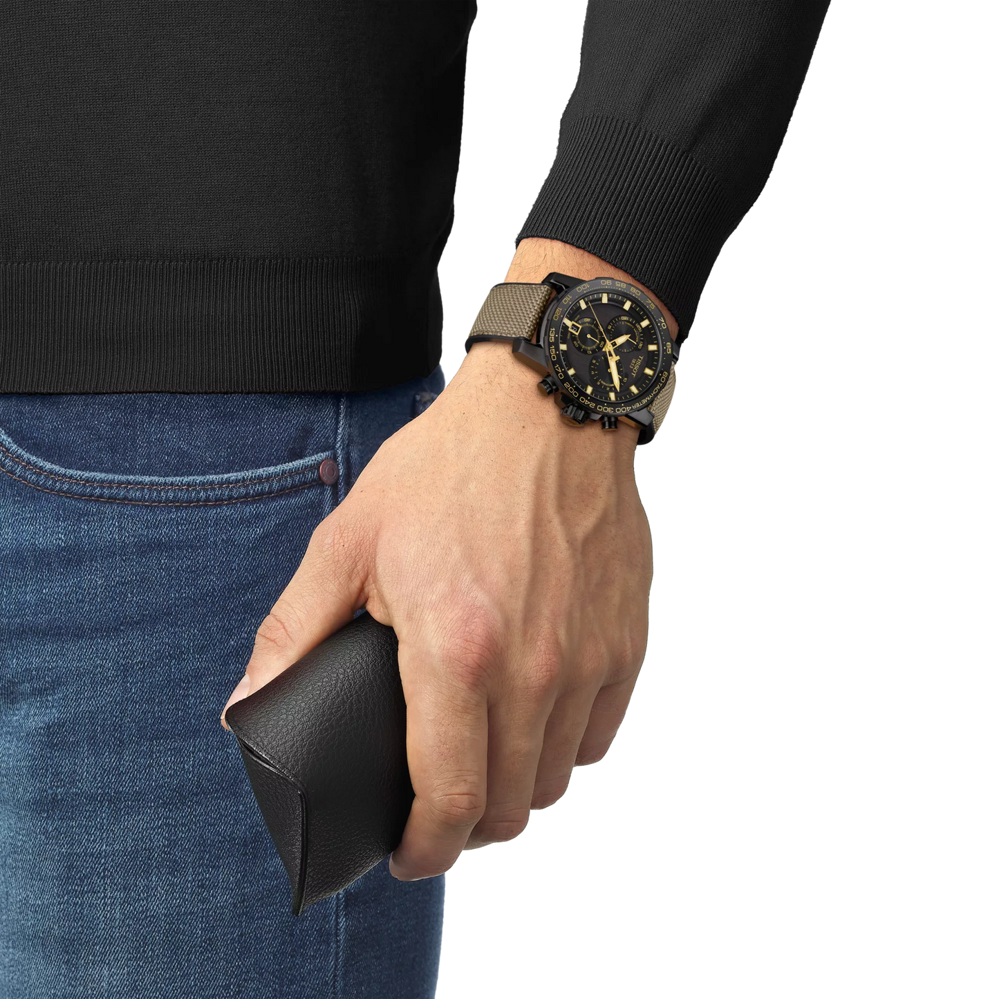 Tissot Supersport Chrono Black Dial Black PVD Stainless Steel Mens Quartz Chronograph Watch T1256173705101