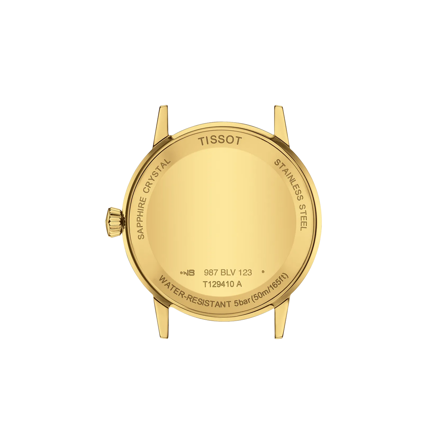 Tissot Classic Dream Ivory Dial PVD Gold Plated Mens Quartz Watch T1294103626100