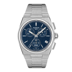 Tissot PRX Blue Dial Stainless Steel Mens Quartz Chronograph Watch T1374171104100