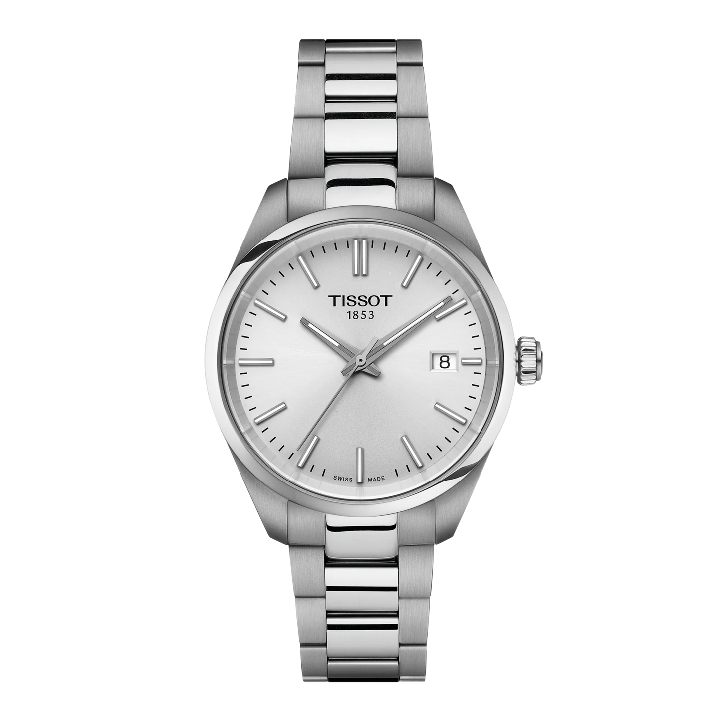 Tissot PR 100 Silver Dial Stainless Steel Womens Quartz Watch T1502101103100
