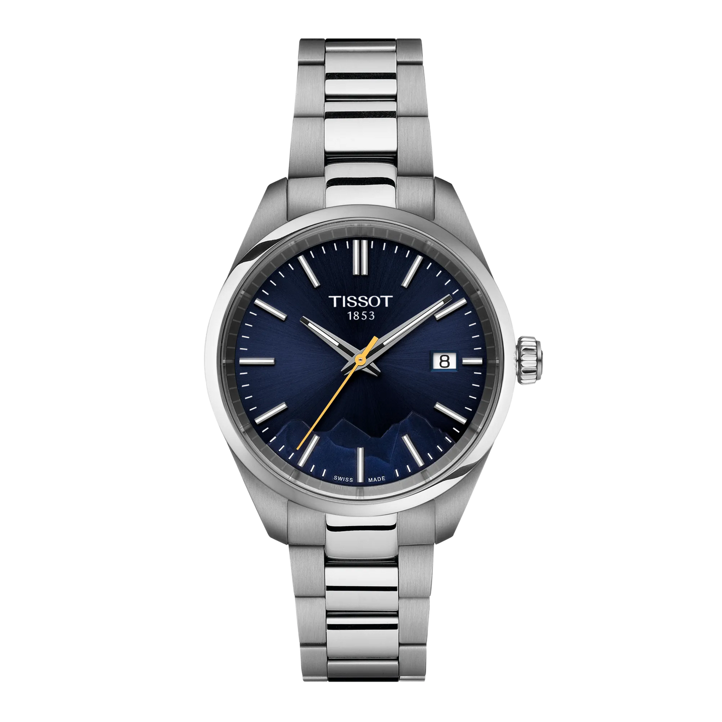 Tissot PR 100 Jungfraubahn Special Edition Blue Dial Stainless Steel Womens Quartz Watch T1502101104101