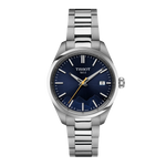 Tissot PR 100 Jungfraubahn Special Edition Blue Dial Stainless Steel Womens Quartz Watch T1502101104101