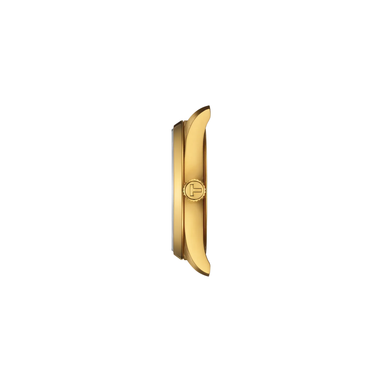 Tissot PR 100 Champagne Dial PVD Gold Plated Womens Quartz Watch T1502103302100