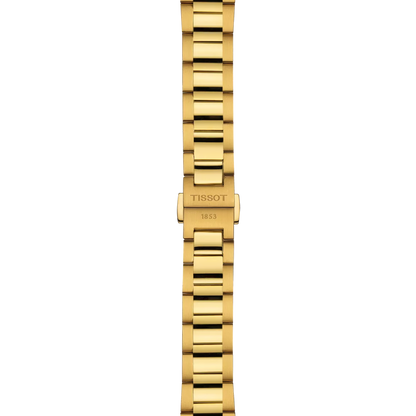 Tissot PR 100 Champagne Dial PVD Gold Plated Womens Quartz Watch T1502103302100