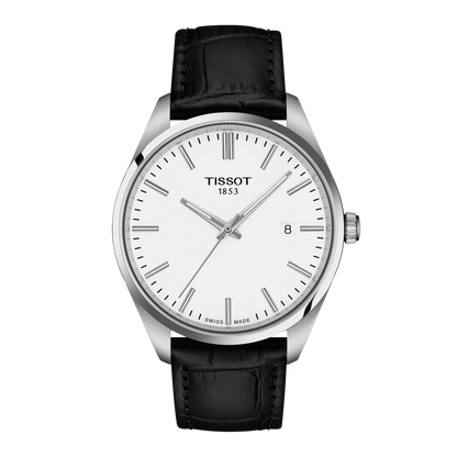 Tissot PR 100 White Dial Stainless Steel Mens Quartz Watch T1504101601100