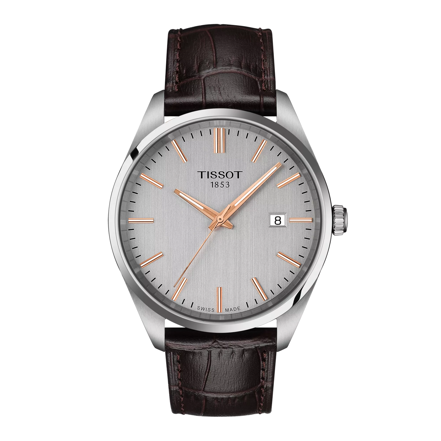 Tissot PR 100 Silver Dial Stainless Steel Mens Quartz Watch T1504101603100