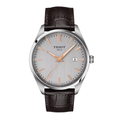 Tissot PR 100 Silver Dial Stainless Steel Mens Quartz Watch T1504101603100