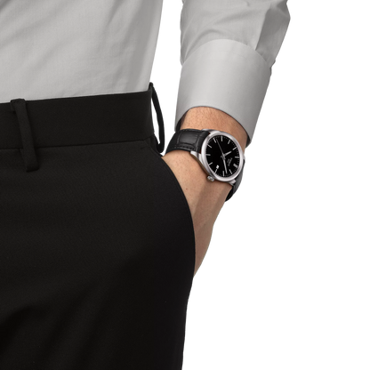 Tissot PR 100 Black Dial Stainless Steel Mens Quartz Watch T1504101605100